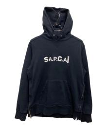 sacai×A.P.C.（サカイ×アーペーセー）の古着「21SS HOODIE TAIYO」｜ブラック