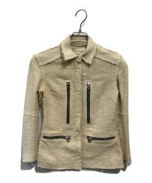 Acne studios（アクネ ストゥディオズ）の古着「リネンジャケット」｜アイボリー