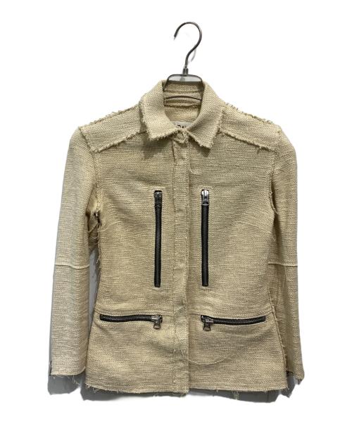 Acne studios（アクネ ストゥディオズ）Acne studios (アクネ ストゥディオズ) リネンジャケット アイボリー サイズ:XXSの古着・服飾アイテム