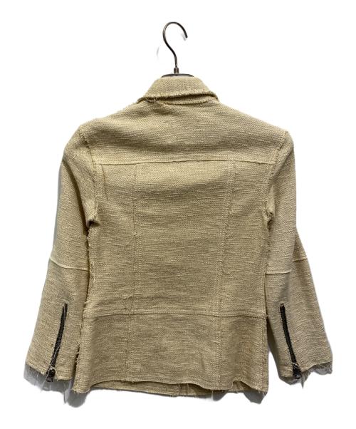 Acne studios（アクネ ストゥディオズ）Acne studios (アクネ ストゥディオズ) リネンジャケット アイボリー サイズ:XXSの古着・服飾アイテム