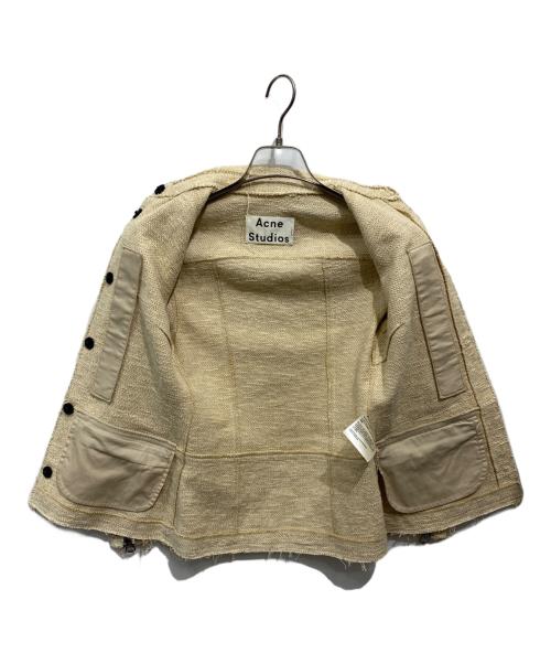 Acne studios（アクネ ストゥディオズ）Acne studios (アクネ ストゥディオズ) リネンジャケット アイボリー サイズ:XXSの古着・服飾アイテム