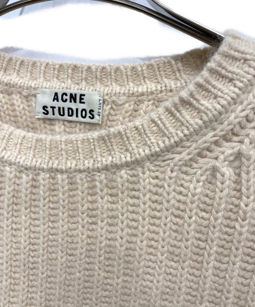 Acne studios（アクネ ストゥディオズ）Acne studios (アクネ ストゥディオズ) RAKEL RIB PAW13 アンゴラ混ニット アイボリー サイズ:XSの古着・服飾アイテム