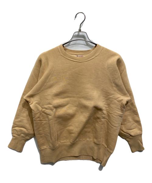 akom（アコム）akom (アコム) 50’s クルーネックスウェット ベージュ サイズ:Mの古着・服飾アイテム