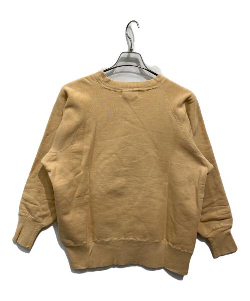 akom（アコム）akom (アコム) 50’s クルーネックスウェット ベージュ サイズ:Mの古着・服飾アイテム
