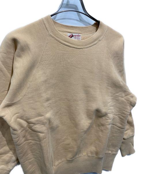 akom（アコム）akom (アコム) 50’s クルーネックスウェット ベージュ サイズ:Mの古着・服飾アイテム