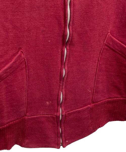 akom（アコム）akom (アコム) 50’s ジップアップスウェット レッド サイズ:XLの古着・服飾アイテム