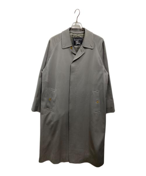 Burberry's（バーバリーズ）Burberry's (バーバリーズ) 裏地ノヴァチェックステンカラーコート グリーン サイズ:170の古着・服飾アイテム