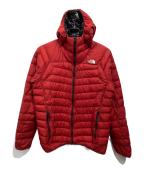 THE NORTH FACEザ ノース フェイス）の古着「サンダーフーディ ダウンジャケット」｜レッド