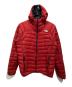 THE NORTH FACE（ザ ノース フェイス）の古着「サンダーフーディ ダウンジャケット」｜レッド