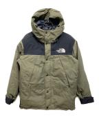 THE NORTH FACEザ ノース フェイス）の古着「マウンテンダウンジャケット」｜ブラック×グリーン