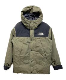 THE NORTH FACE（ザ ノース フェイス）の古着「マウンテンダウンジャケット」｜ブラック×グリーン