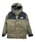 THE NORTH FACE（ザ ノース フェイス）の古着「マウンテンダウンジャケット」｜ブラック×グリーン