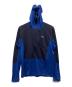 Patagonia（パタゴニア）の古着「メンズ・R1 プルオーバー・フーディ」｜ブルー×ブラック