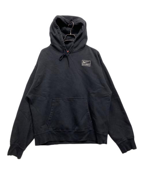 stussy（ステューシー）stussy (ステューシー) NIKE (ナイキ) 22SS NRG WASHED HOODIE ブラック サイズ:Mの古着・服飾アイテム