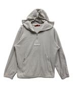SUPREMEシュプリーム）の古着「23AW Facemask Half Zip Hooded Sweatshirt」｜グレー