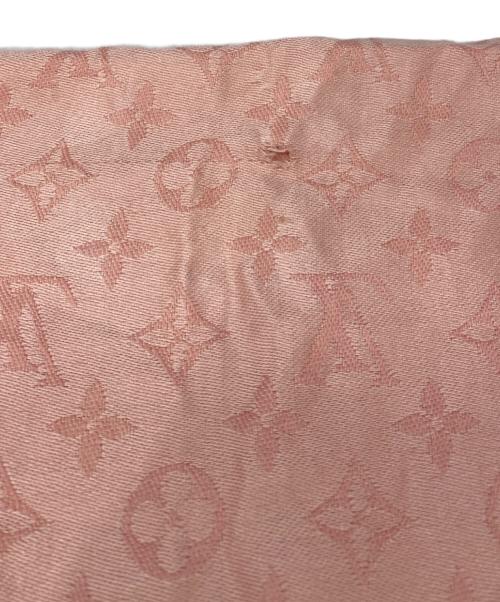 LOUIS VUITTON（ルイ ヴィトン）LOUIS VUITTON (ルイ ヴィトン) モノグラムシルクストール ピンクの古着・服飾アイテム