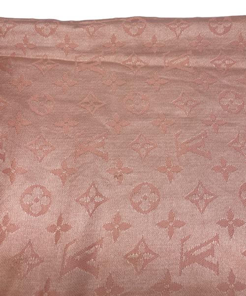 LOUIS VUITTON（ルイ ヴィトン）LOUIS VUITTON (ルイ ヴィトン) モノグラムシルクストール ピンクの古着・服飾アイテム
