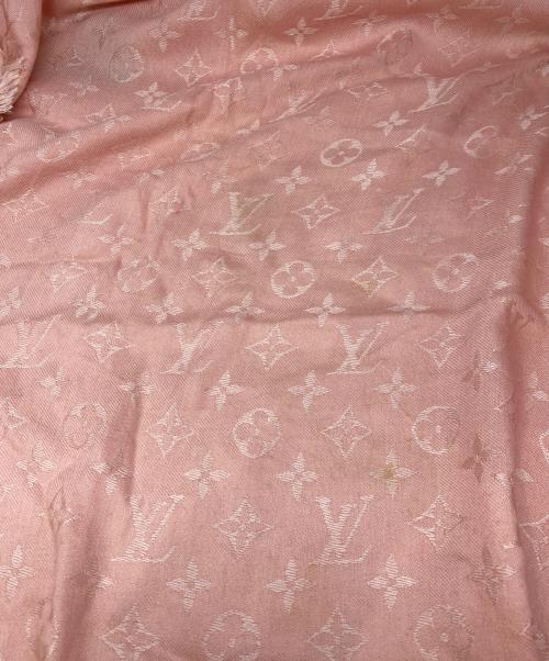 LOUIS VUITTON（ルイ ヴィトン）LOUIS VUITTON (ルイ ヴィトン) モノグラムシルクストール ピンクの古着・服飾アイテム