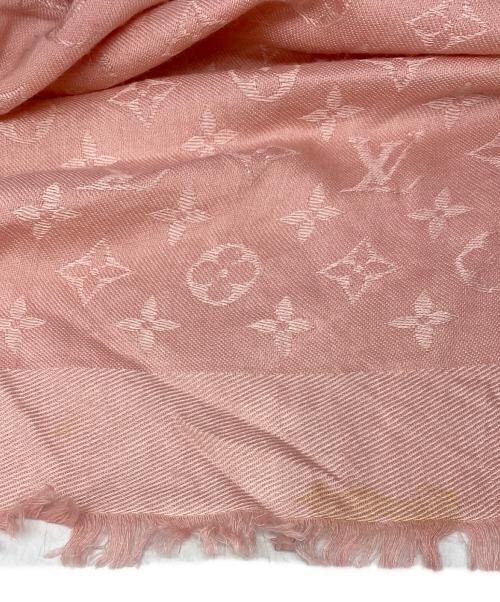 LOUIS VUITTON（ルイ ヴィトン）LOUIS VUITTON (ルイ ヴィトン) モノグラムシルクストール ピンクの古着・服飾アイテム