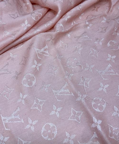LOUIS VUITTON（ルイ ヴィトン）LOUIS VUITTON (ルイ ヴィトン) モノグラムシルクストール ピンクの古着・服飾アイテム