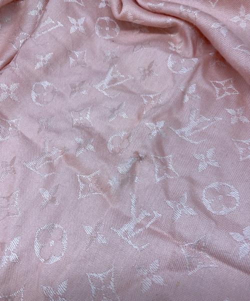 LOUIS VUITTON（ルイ ヴィトン）LOUIS VUITTON (ルイ ヴィトン) モノグラムシルクストール ピンクの古着・服飾アイテム