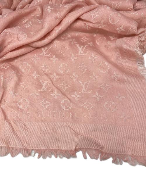 LOUIS VUITTON（ルイ ヴィトン）LOUIS VUITTON (ルイ ヴィトン) モノグラムシルクストール ピンクの古着・服飾アイテム