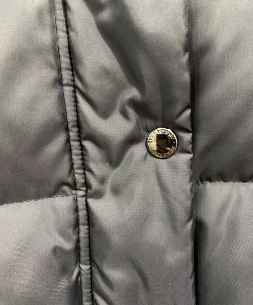 BURBERRY LONDON（バーバリーロンドン）BURBERRY LONDON (バーバリーロンドン) フォックスファー付裏ノバチェックダウンジャケット グレー サイズ:SIZE 46の古着・服飾アイテム