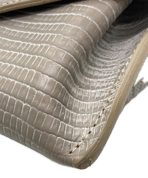 GLENROYAL（グレンロイヤル）GLENROYAL (グレンロイヤル) ストラップ付きフルブライドルレザーミディアムパース ベージュ サイズ:なしの古着・服飾アイテム