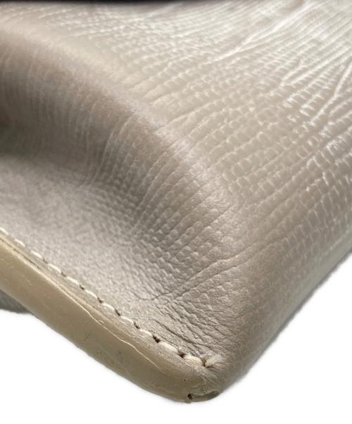 GLENROYAL（グレンロイヤル）GLENROYAL (グレンロイヤル) ストラップ付きフルブライドルレザーミディアムパース ベージュ サイズ:なしの古着・服飾アイテム