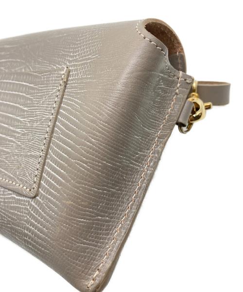 GLENROYAL（グレンロイヤル）GLENROYAL (グレンロイヤル) ストラップ付きフルブライドルレザーミディアムパース ベージュ サイズ:なしの古着・服飾アイテム