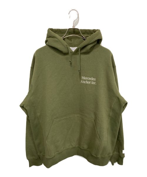 MERCEDES ANCHOR INC（メルセデス アンカー インク）MERCEDES ANCHOR INC (メルセデス アンカー インク) Hoodie オリーブ サイズ:XLの古着・服飾アイテム