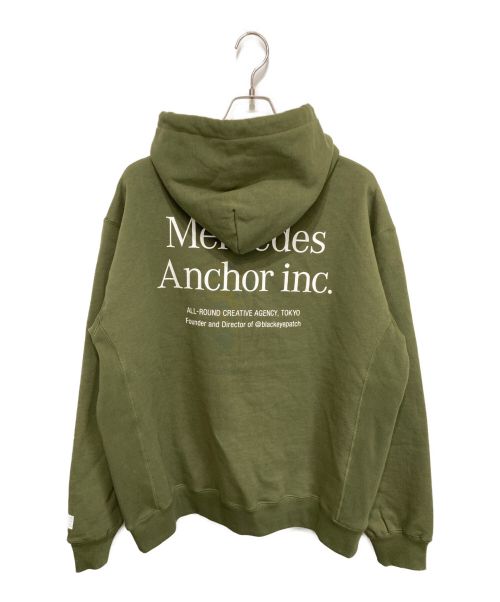 MERCEDES ANCHOR INC（メルセデス アンカー インク）MERCEDES ANCHOR INC (メルセデス アンカー インク) Hoodie オリーブ サイズ:XLの古着・服飾アイテム