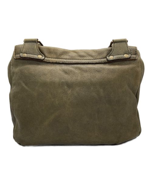 HUNTING WORLD（ハンティングワールド）HUNTING WORLD (ハンティングワールド) バッファローレザー ウォッシュドキャリーオール カーキ サイズ:なしの古着・服飾アイテム