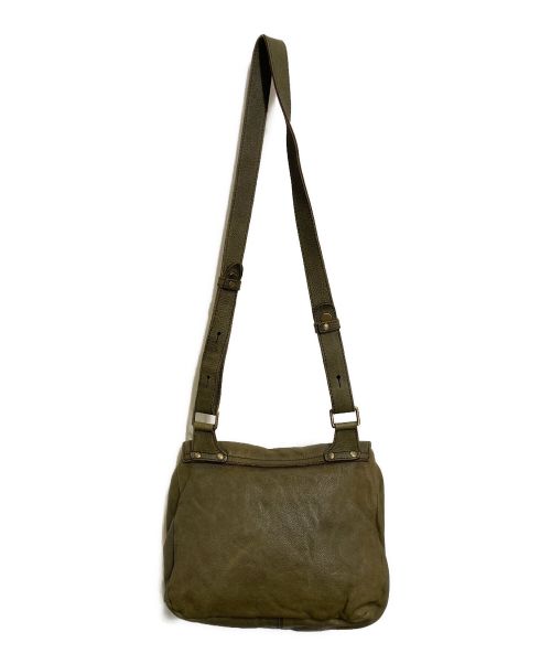 HUNTING WORLD（ハンティングワールド）HUNTING WORLD (ハンティングワールド) バッファローレザー ウォッシュドキャリーオール カーキ サイズ:なしの古着・服飾アイテム