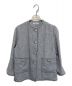 La TOTALITE（ラ ト―タリテ）の古着「ミックスツイードノーカラージャケット」｜グレー