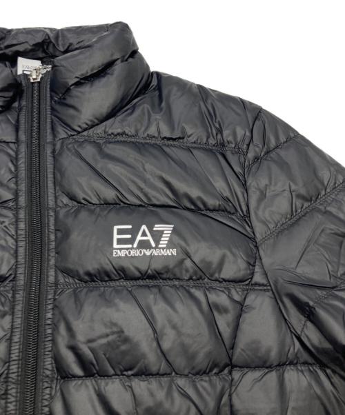 EA7（イーエーセブン）EA7 (イーエーセブン) ライトダウンジャケット ブラック サイズ:Mの古着・服飾アイテム