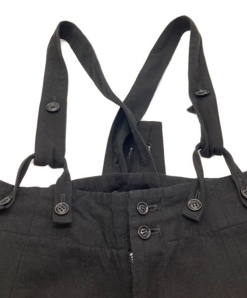 Y's（ワイズ）Y's (ワイズ) サスペンダーパンツ ブラック サイズ:1の古着・服飾アイテム