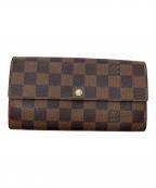 LOUIS VUITTONルイ ヴィトン）の古着「ポルトフォイユ・サラ」｜ブラウン