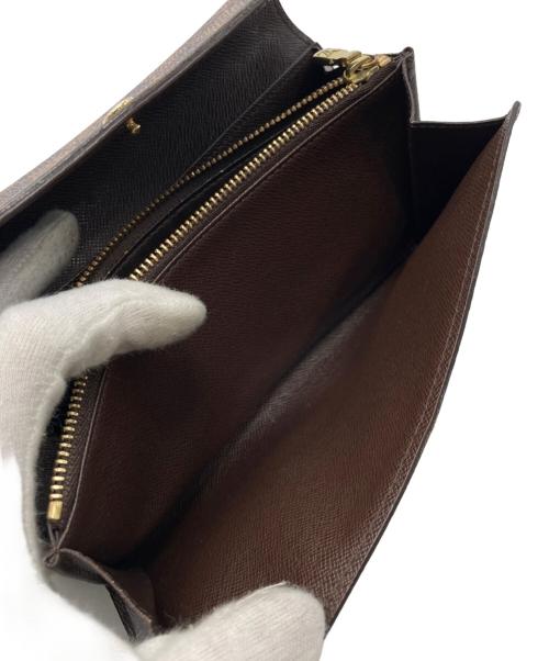 LOUIS VUITTON（ルイ ヴィトン）LOUIS VUITTON (ルイ ヴィトン) ポルトフォイユ・サラ ブラウンの古着・服飾アイテム