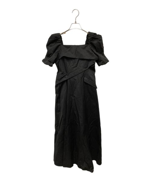 HER LIP TO（ハーリップトゥ）HER LIP TO (ハーリップトゥ) Troncais Puff Sleeve Dress / ドレス ブラック サイズ:Sの古着・服飾アイテム