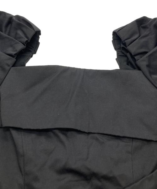 HER LIP TO（ハーリップトゥ）HER LIP TO (ハーリップトゥ) Troncais Puff Sleeve Dress / ドレス ブラック サイズ:Sの古着・服飾アイテム