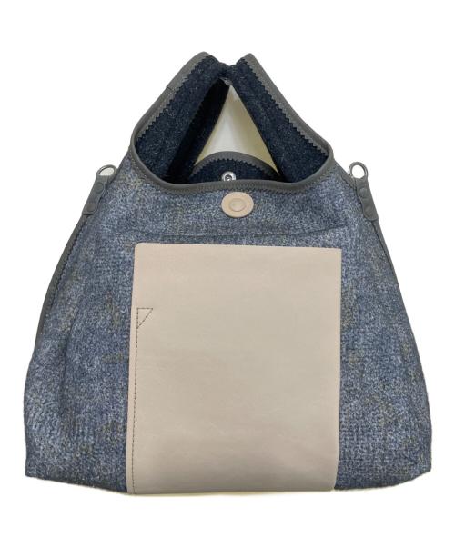 genten（ゲンテン）genten (ゲンテン) 尾州ウール2WAYバッグ ネイビー サイズ:なしの古着・服飾アイテム