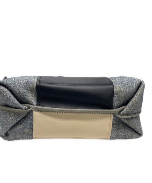 genten（ゲンテン）genten (ゲンテン) 尾州ウール2WAYバッグ ネイビー サイズ:なしの古着・服飾アイテム