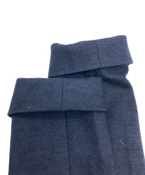 INDIVI（インディヴィ）INDIVI (インディヴィ) ウールノーカラースーツ ネイビー サイズ:Sの古着・服飾アイテム