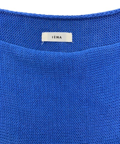 IENA（イエナ）IENA (イエナ) コットンギマポンチョプルオーバー ブルー サイズ:FREEの古着・服飾アイテム