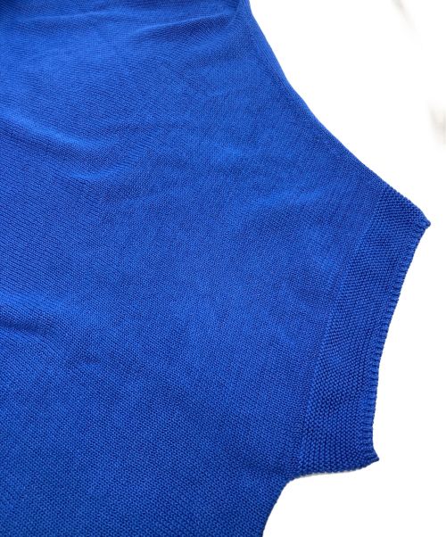 IENA（イエナ）IENA (イエナ) コットンギマポンチョプルオーバー ブルー サイズ:FREEの古着・服飾アイテム