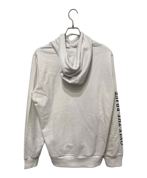 DIESEL（ディーゼル）DIESEL (ディーゼル) S-GIRK-HOOD-K10 ホワイト サイズ:Lの古着・服飾アイテム