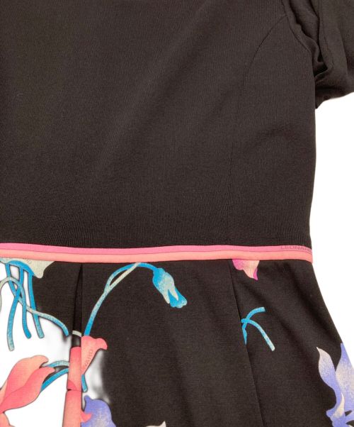 LEONARD FASHION（レオナールファッション）LEONARD FASHION　 (レオナールファッション) ドッキングワンピース ブラック サイズ:SIZE40の古着・服飾アイテム