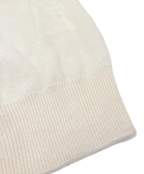 PLAY COMME des GARCONS（プレイコムデギャルソン）PLAY COMME des GARCONS (プレイ コムデギャルソン) カシミヤハートワッペンカーディガン ベージュ サイズ:Lの古着・服飾アイテム
