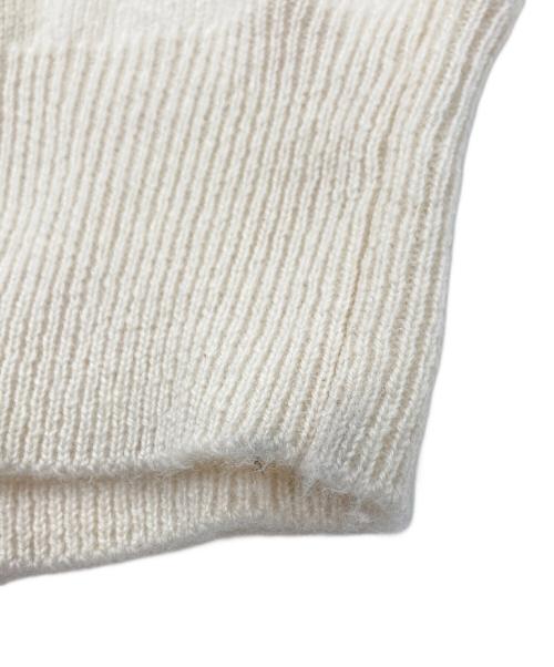 PLAY COMME des GARCONS（プレイコムデギャルソン）PLAY COMME des GARCONS (プレイ コムデギャルソン) カシミヤハートワッペンカーディガン ベージュ サイズ:Lの古着・服飾アイテム